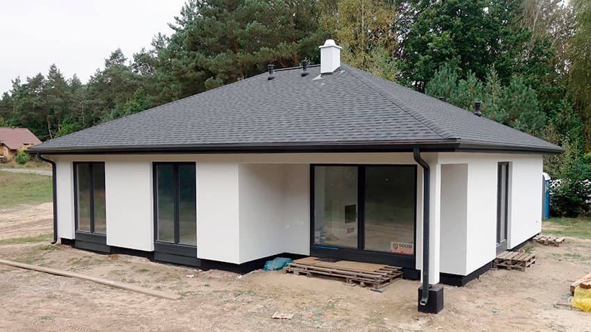 TOP BUD® - Dwa domy szkieletowe-parterowe 110 m2 w Księżaku